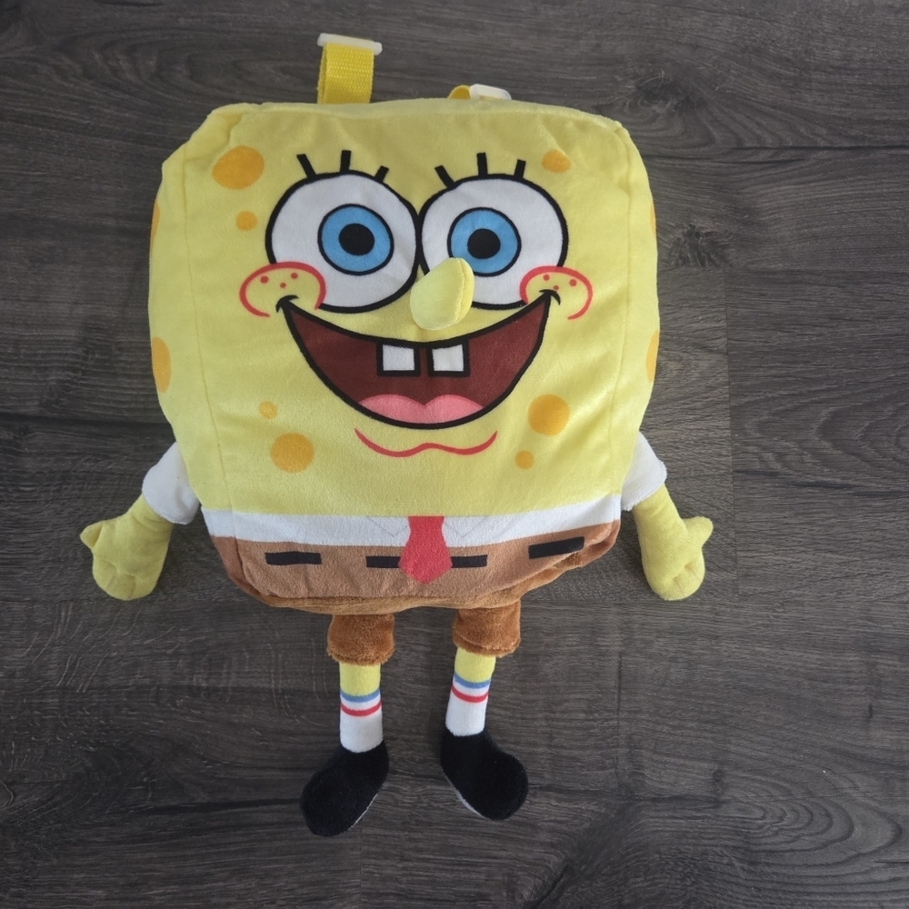 SpongeBob SquarePants Plush Kids Backpack